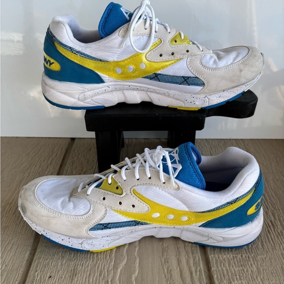 Saucony Aya 'White Orange Glow - Picture 2 of 8